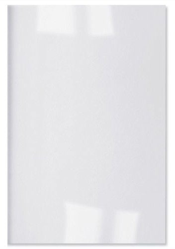 1 1/4" (30mm) Thermobind White Gloss Finish Binding Covers - 40 Covers