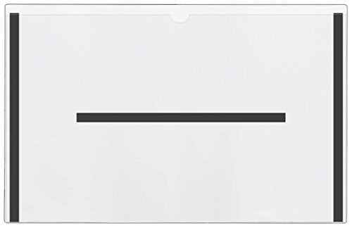 StoreSMART® - Magnetic File Jackets - 10-Pack - Clear Plastic - 11" x 17 - FJ3512STCM-10
