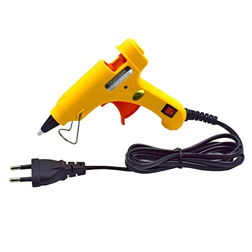 TEOYETTSF 20W Hot Melt Glue Gun with 7mm Stick Industrial Mini Guns Thermo Electric Heat Temperature DIY Tool