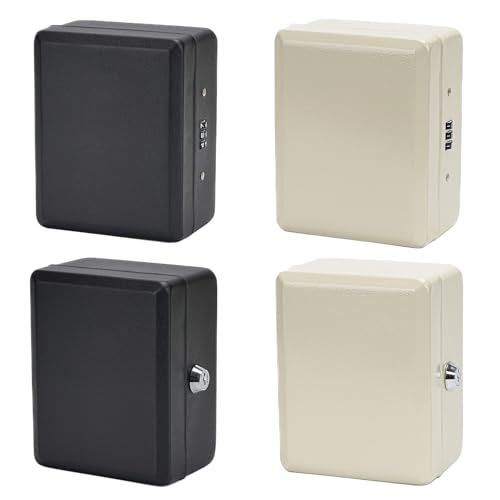 WOZUN Wall Mount Holder with Password Security Locking Weatherproof Sturdy Storage for House Apartment Home Organizers
