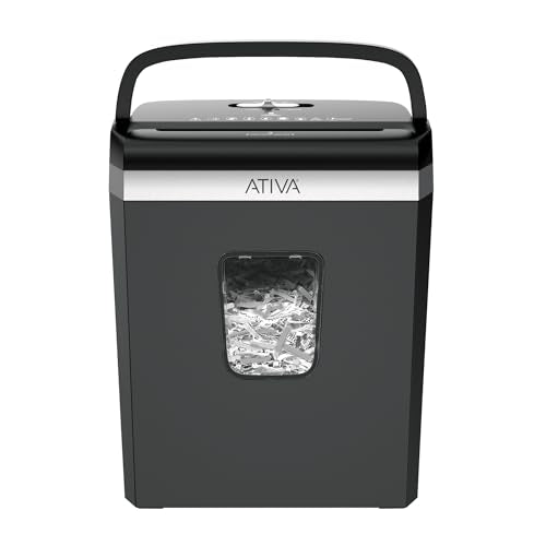 Ativa® 8-Sheet Cross-Cut Shredder, A08CC23