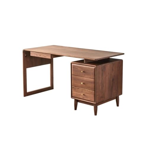 XIXSERTHIA Computer Desk Modern Study Desk Office Desk Living Room Solid Wood Desk Negotiation Table Home Bedroom Furniture Office Desk Computer Table Office Desks(120 * 60 * 75cm)