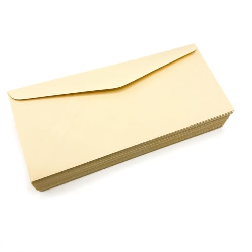 Limited Papers (TM) No. 10 Regular Standard Mailing Envelope - Pastel - Soft - 24 Pound (4.8 inch x 9.5 inch) - Announcement, Invoices, Checks, Letters, Contracts, Business Envelopes (Ivory, 1000)
