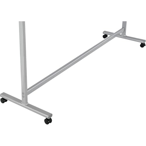 Global Industrial 72" W x 48" H Reversible Rolling Magnetic Dry Erase Board