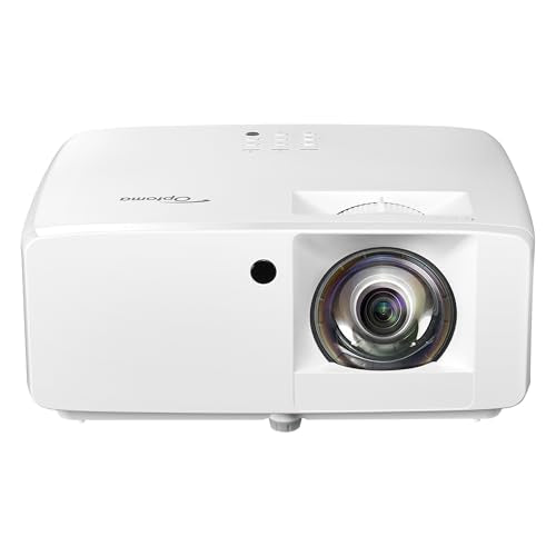 Optoma ZW350ST - WXGA, 3600 Lumens, Short Throw, IP6X Dust Resistant, 30,000 Hour DuraCore Maintenance-Free Laser Projector, Short Throw WXGA