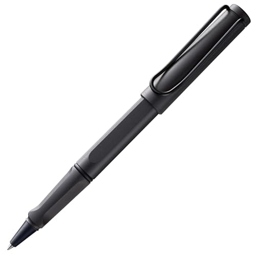 Lamy safari umbra - Rollerball Pen with ergonomic grip & line width M - for pleasant long writing - made of robust ASA plastic - including rollerball refill M 63 in blue