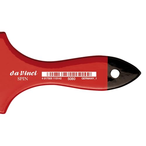 da Vinci Watercolor Series 5080 CosmoTop Spin Paint Brush, Wash Synthetic with Red Handle, Size 60 (5080-60)