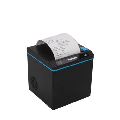 OFKSEWP Thermal Receipt Printer Compatible with Food Delivery Platforms, 300mm/s Print Speed, Supports 58mm and 80mm Paper, USB LAN WiFi Connectivity, Connects Up to 7 Devices