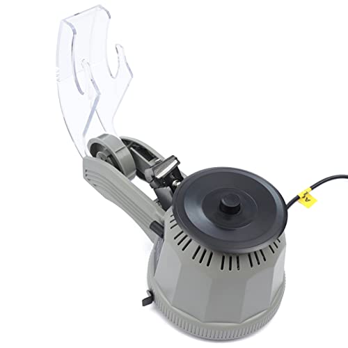 Rotary Disc Tape Cutting Machine, Automatic Tape Dispenser 6-60mm Cutting Length 3-25mm Electric Tape Dispenser Packing Machine for Offices School Warehouses