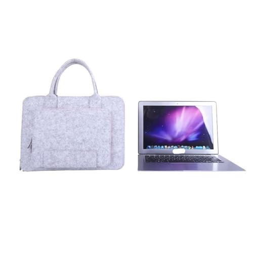UOHLCX HBJWOV Laptop Bag, Felt Laptop Sleeve Notebook Computer Case Carrying Bag Pouch with Handle(E)