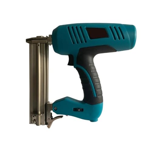 Oil-Free Pneumatic Staple Gun Heavy-Duty Stapler 220V Framing Tacker Electric Mails Staple Gun Electric Power Tools U-Shaped Straight Nails Gun