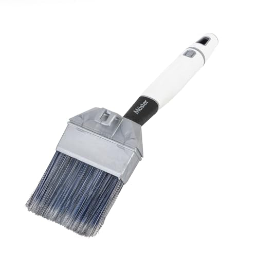 Mäster 3” / 75mm Outdoor Angled Paint Brush – Diamond Durable All-Purpose Exterior Paint Brush for Walls, Fences, Decking & Masonry with Reusable Storage Box