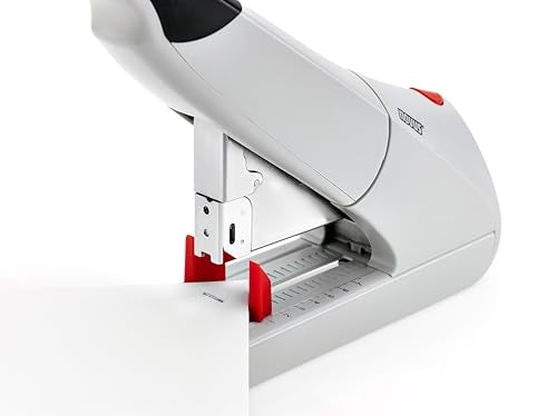 Novus B56 Heavy Duty Stapler, 200 Sheet Capacity, Anti-Jam, 3" Stapling Depth w/ Adjustable Guide, Staple Bypass, German Engineered (023-0059)