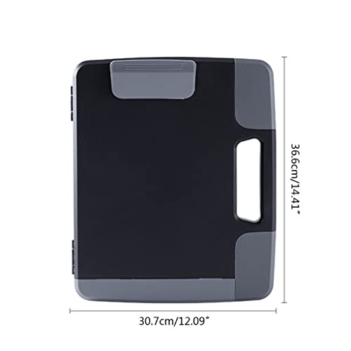 TEDILUVI Clipboard Folder Portable A4 Files Document Storage Case Organizer Holder Office Supply