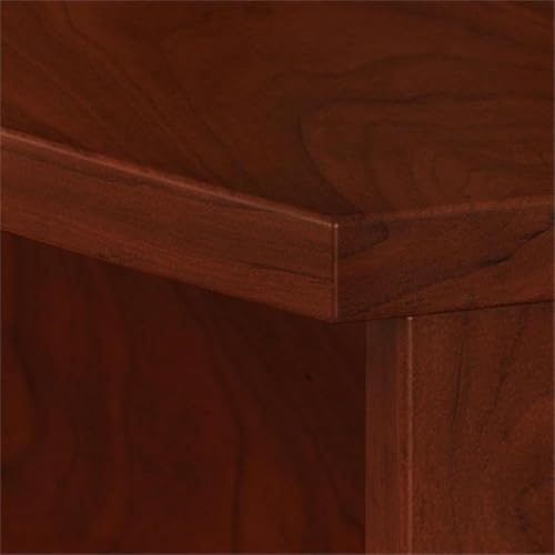 Scranton & Co Computer Desk, 72W x 30D, Engineered Wood, Hansen Cherry Finish, Durable Thermally Fused Laminate, Extended Modesty Panel, Cable Management, Professional Office Workstation