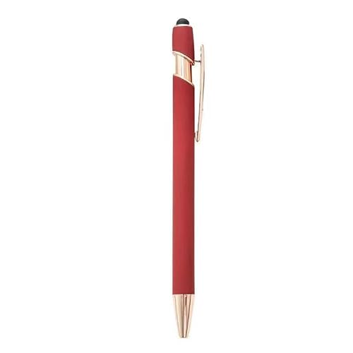 Haklxyg 10-Pack Bible Pens - Christian Gifts with Scripture, Soft-Grip Pens for Church & Study Use (Red)