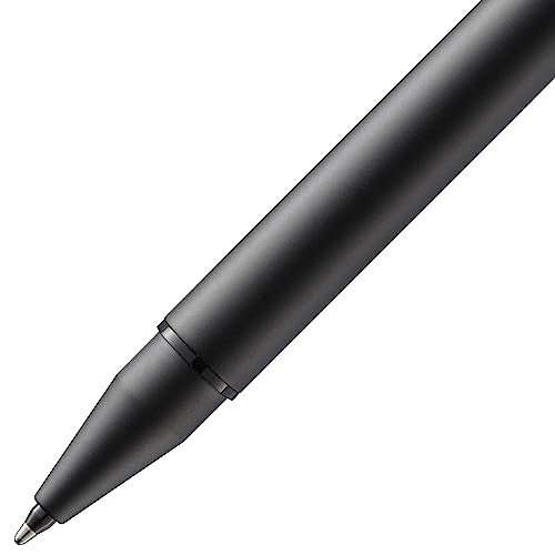 Lamy cp1 black twin pen Multifunctional pen – minimalist metal mechanical pencil & ballpoint pen in one – incl. M 21 ballpoint refill in black & M 41 fine-line refill (0.5 mm) in HB