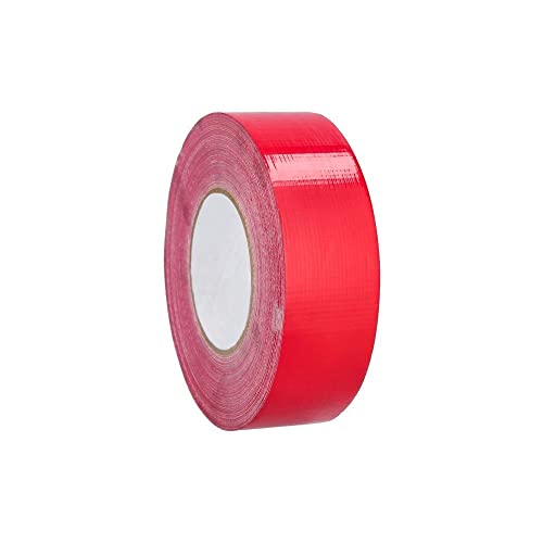 SHIELD TAPE Red Duct Tape, 2 Inch x 60 Yards, 9 Mil Thick, PE Film, 24 Pack for Repairing Patching and Sealing
