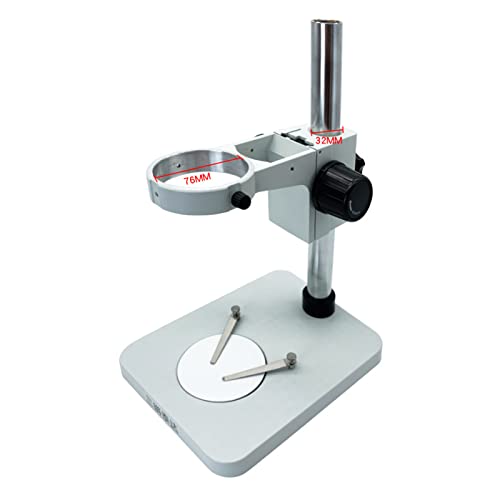 & Stylish Microscope Stand with Adjustable Knob 25 / 32mm Focusing Bracket Microscope Accessories Lightweight Holder Adapter