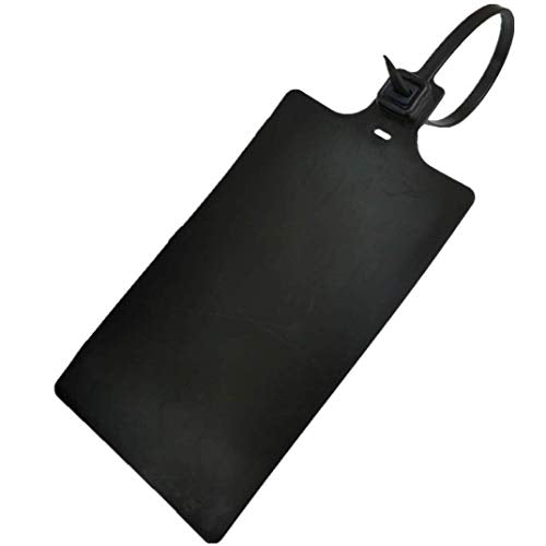 Plastic Seals Shipping Tags Logistics Use Big Sign Tie Large Label Tie, 255mm Total Length, Package of 100pcs (Black)