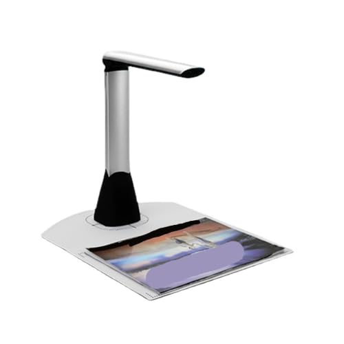 Document Camera, Document Camera Scanner, 5MP HD, A4 Capture Size, LED Book for Classroom Teachers for Live Demo(BK32)