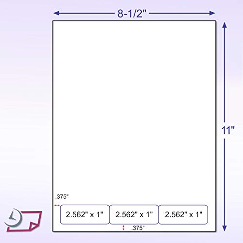 NextDayLabels Integrated Laser Form with 3 Labels - case of 1500