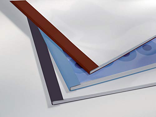 GBC LeatherGrain Thermal Binding Covers, 1.5 mm, 15 Sheet Capacity, A4, Royal Blue, Pack of 100, IB451003