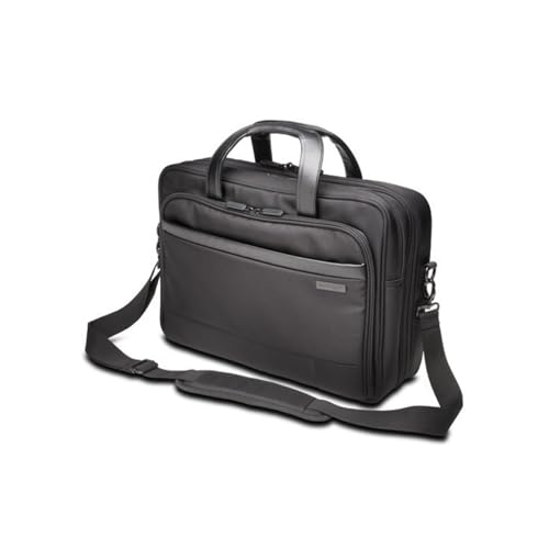 Kensington K60386EU Laptop Briefcase, Contour 2.0 15.6 Inch Business Laptop Briefcase, Medium Shoulder Bag for Laptops & Tablets, Water Resistant Secure Bags for Men & Women, Hand Luggage, Travel Bag