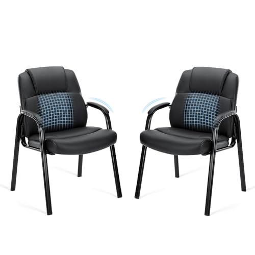 Sweetcrispy Waiting Room Chairs Set of 2, Executive Office Guest Chairs
