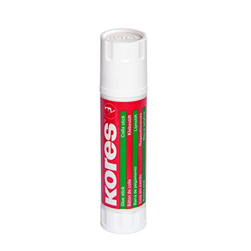 Kores - Glue Stick - Strong Hold White Adhesive Glue, Safe, Non-Toxic - Craft Glue, School Supplies, Aesthetic Stationery, Glue Sticks, Office Supplies, Stick Glue - Multipack of 4 x 20g