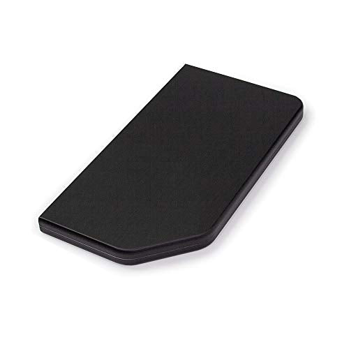 Vispronet 20in x 21.75in x .75in Hard Travel Case Tabletop Square – Square Foldable Black Wood Grain Laminated Tabletop with Carrying Case – Does Not Include Hard Travel Case