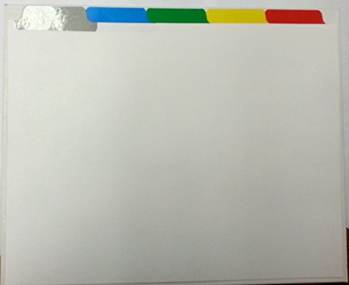 KLEER-FAX 5 Color TAB Index Divider