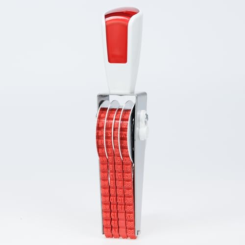 BS-3.5H40W36L Custom Rotating Rubber Stamp Fully Customizable, Impression Height 0.07-0.14 inch (1.75-3.5 mm) Impression Width 1.57 inches (40 mm) or Less, 35-36 Rows, Made in Japan