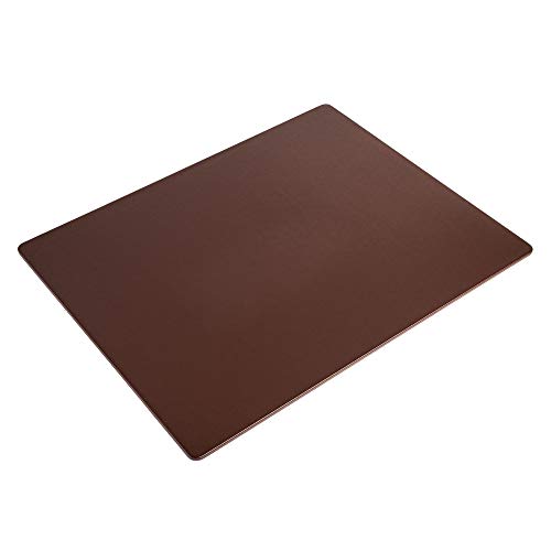 Dacasso Classic Leatherette Mat Desk pad, 24 x 19, Chocolate Brown (P3427)