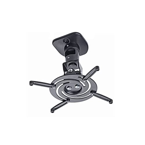 Projector Bracket Projector Shelf Home Heavy-duty Wall-mounted Projector Rack Office Living Room Conference Room Universal Ceiling Projector Stand can be Adjusted Freely Pprojector Mount ( Color : Bra