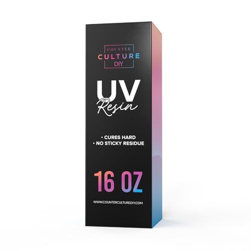 Counter Culture DIY Clear UV Resin for Jewelry and Crafts, 16 oz