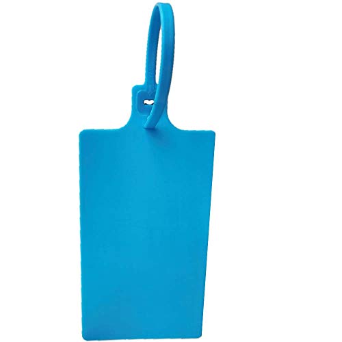 Plastic Seals Shipping Tags Logistics Use Big Sign Tie Large Label Tie, 255 mm Total Length, Package of 100 pcs (Blue)