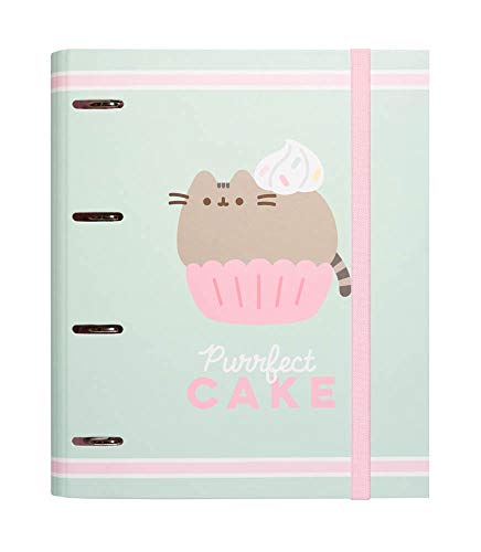 Grupo Erik Pusheen Cat 4 Ring Binder A4 - Kawaii Stationery Gifts, Merch