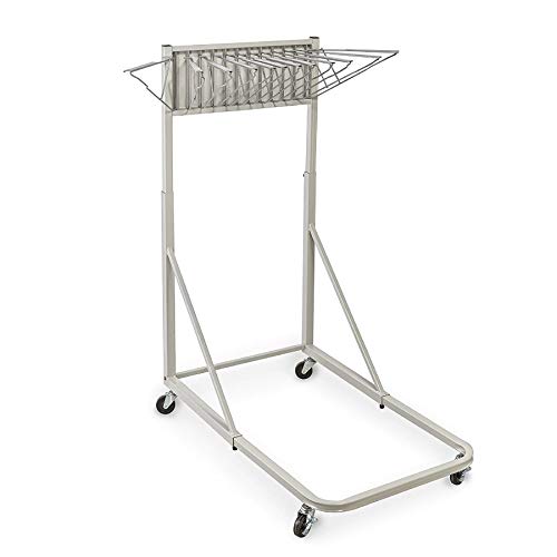 Adir Mobile Blueprint Holder – Construction Plan Rack, Map Organizer, Blueprint Rack, and Poster Display Rack for Jobsite and Office (Without Blueprint Clamps)