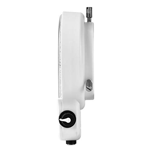 Microscope LED Light, 144 LED Beads Brightness Adjustable Ring Lamp for Stereo Microscope & Camera, White, Black