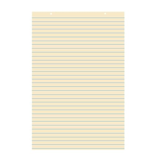 School Smart Manila Tag Ruled Chart Paper, Jumbo Size, 36 x 24 Inches, 36 Sheets