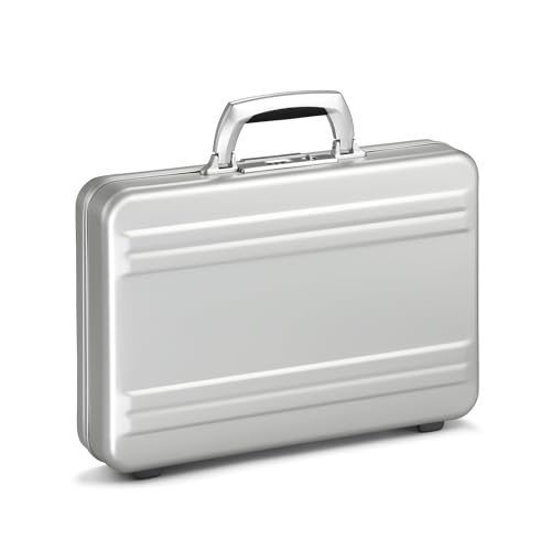 ZERO Halliburton Slim Aluminum Attaché | Small Attaché Case BLACK