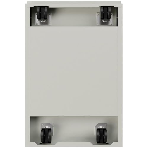 Hirsh Commercial Grade 20 Inch Deep Full Extension 3 Drawer File Cabinet in Light Gray