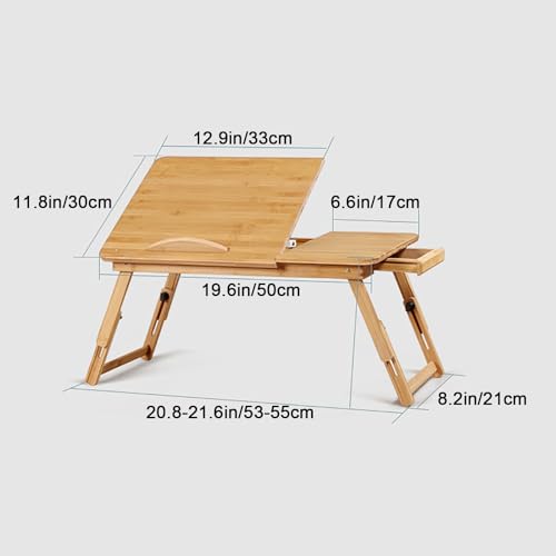 YDBMY Folding Drafting Table, Portable Drawing Table, Small Drafting Table, Ergonomic Desk, for Study, Dormitory, Bedroom(Size:Small)
