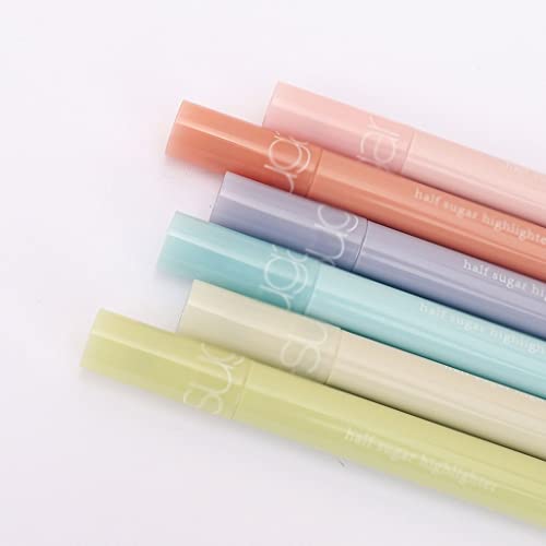 XDSRFVW 6 Pcs Highlighter Large-capacity Light Color Stroke Key Hand Account Pen