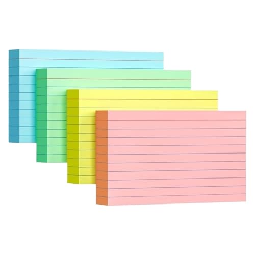 200/800 Sheets Study Notecards with Note-Taking System, Reusable Memorization Tool for Efficient Learning