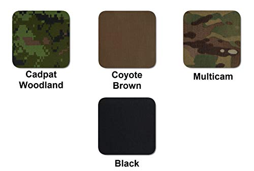 TACTICAL NOTEBOOK COVERS Military Notebook Cover System | Fits A5 Notebooks & Day Planners 5.5” x 8.5” | Zippered Case for Durable Field Use (Black)