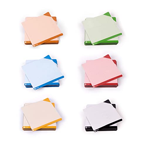 Rewrities Notes - Multi Color Pack - 48 Dry Erase Magnetic Cards 4 x 4 inch - Reusable Notes for Whiteboard, Tasks, Planning, Projects, Organization
