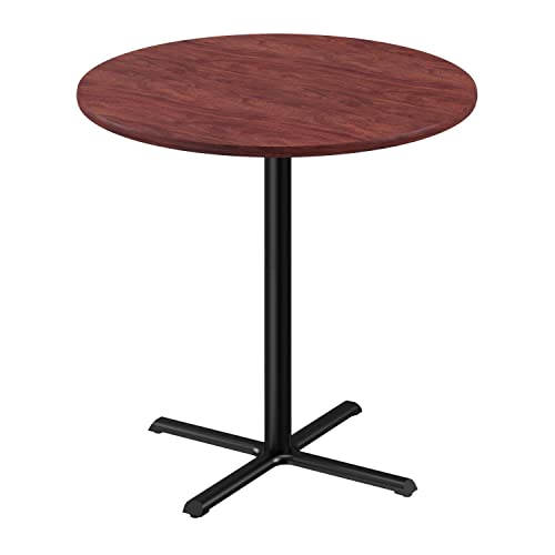 Correll Cafe and Breakroom Table with Mahogany Finish BXB24R-20-09-20