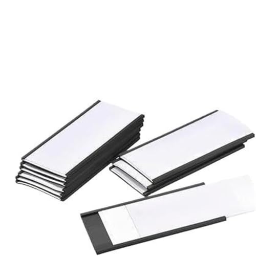 100set C-Shaped Magnetic Card Label Holder for Metal Racks and Shelves